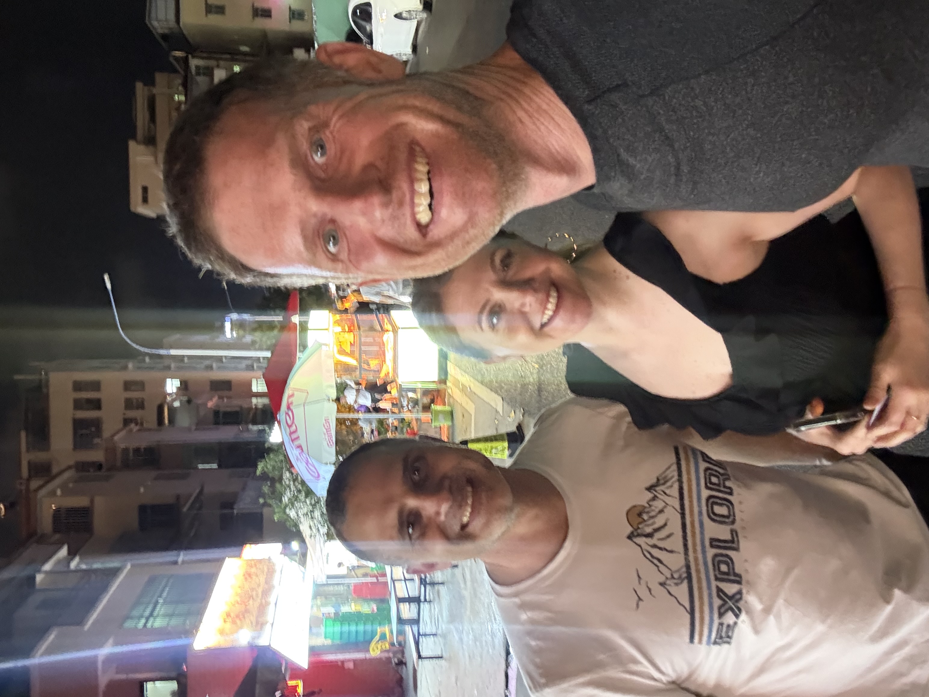 Nathan Aherne at a business dinner in China