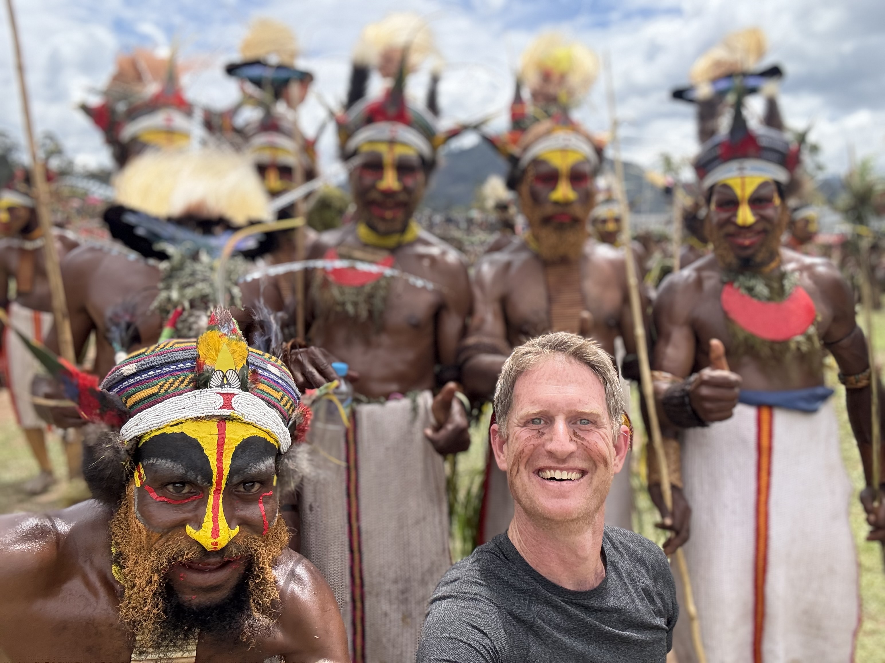 Nathan Aherne in Enga Province, Papua New Guinea, for Laikim PNG