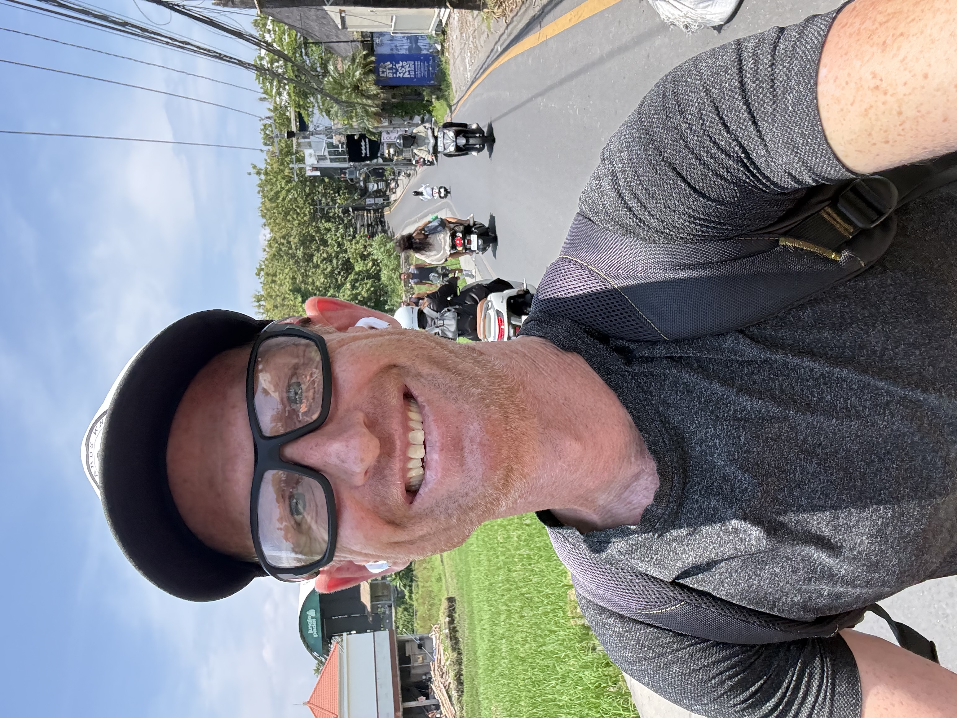 Nathan Aherne in Indonesia for manufacturing meetings