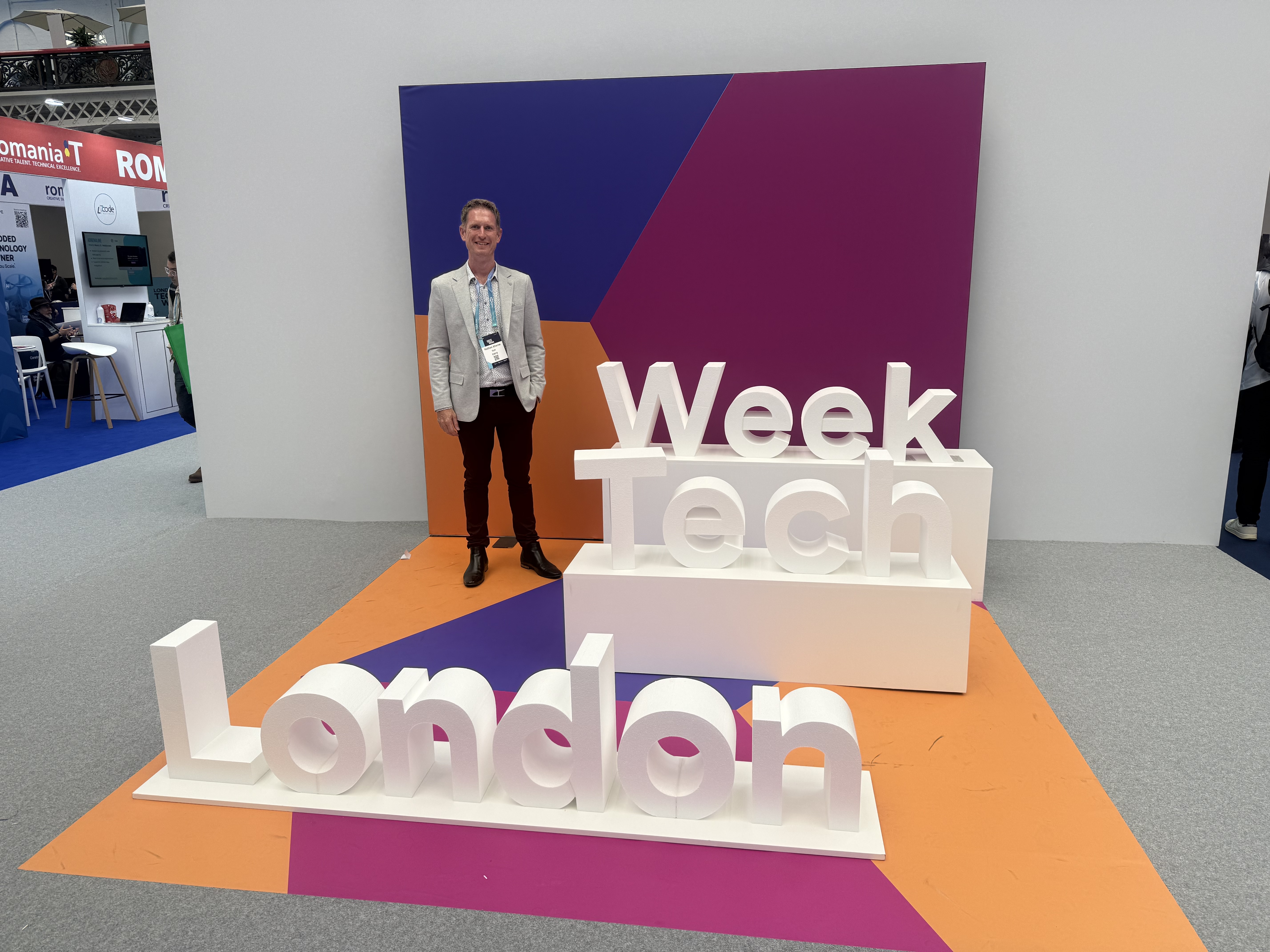 Nathan Aherne at London Tech Week