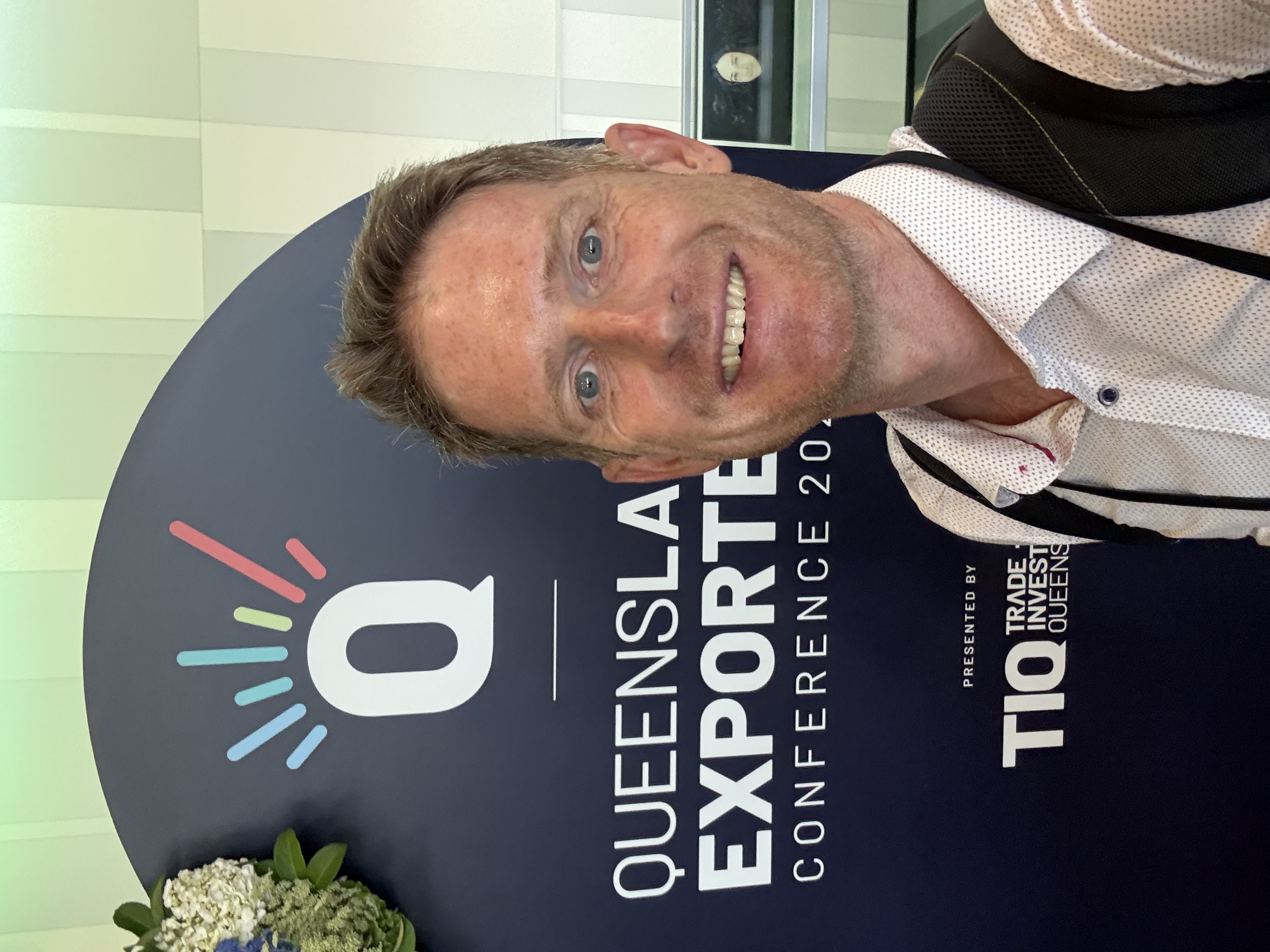 Nathan Aherne at the Queensland Exporters Conference