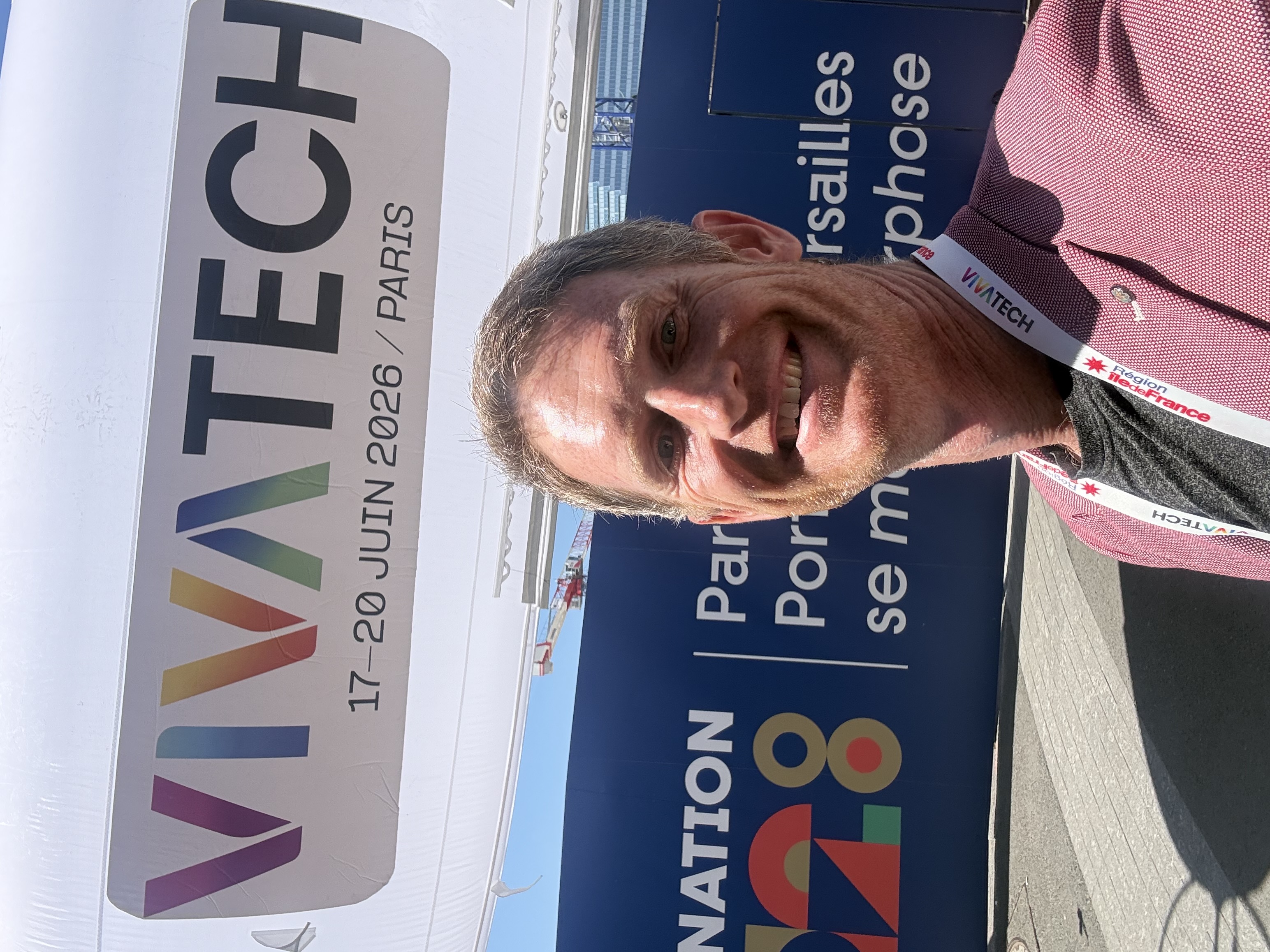 Nathan Aherne at VivaTech in Paris